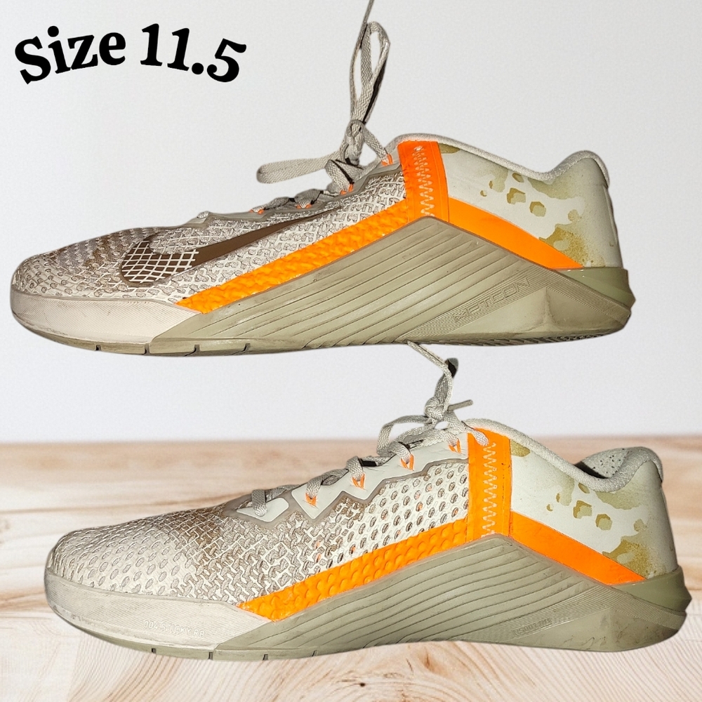 Men's 2020 Nike Metcon 6 'Yuko Brown Camo Size 11.5 - Picture 5 of 6